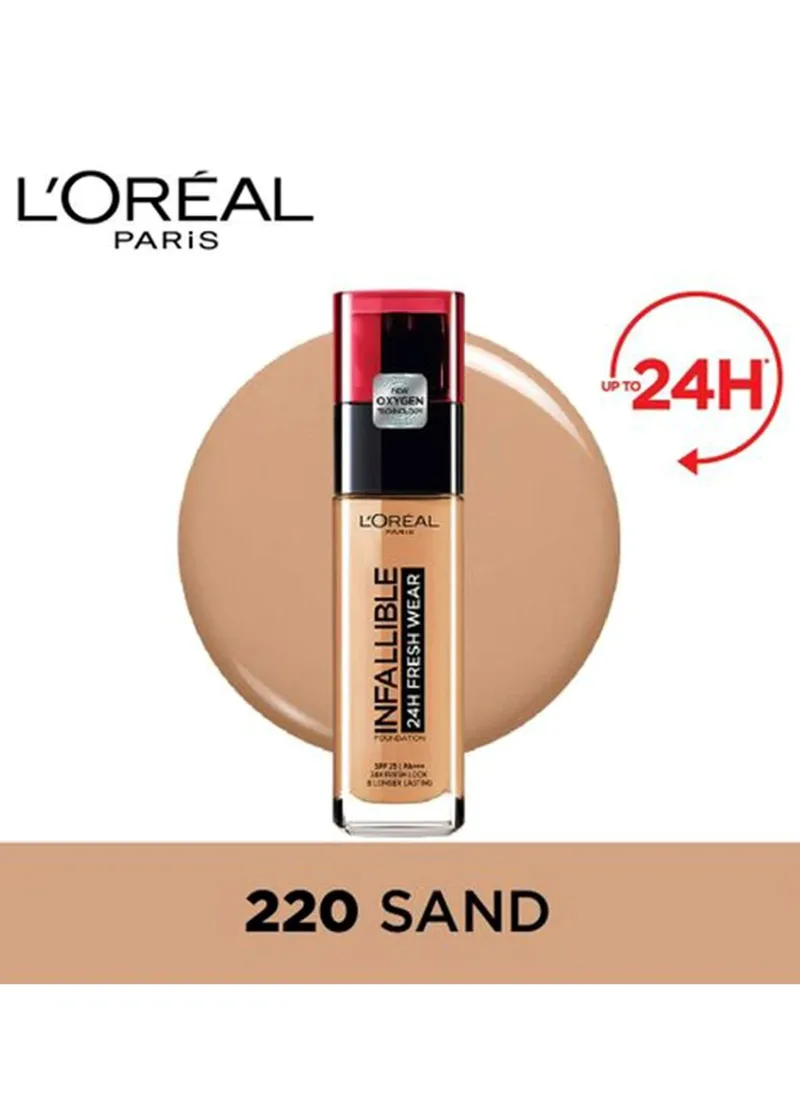 L'Oreal Paris & More - L'Oreal Paris Infaillible 24hr Freshwear Liquid Foundation 220