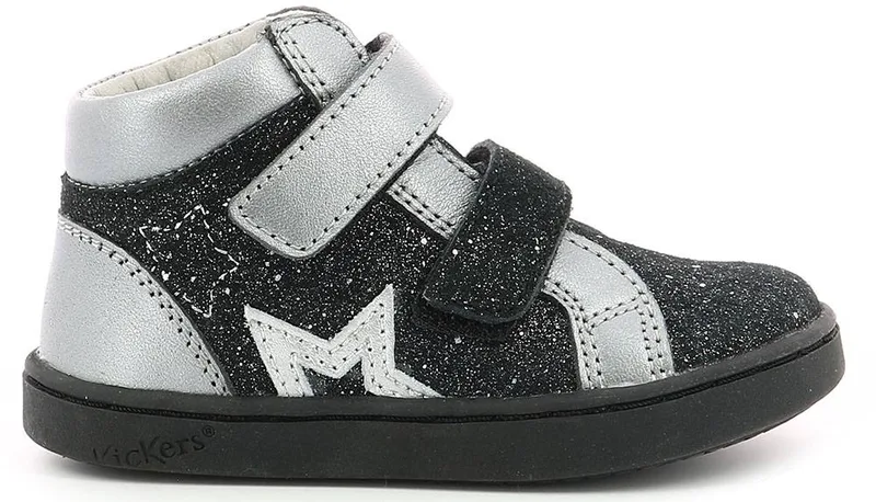 ΜΠΟΤΑΚΙ KICKERS 829990 LILUKRO ΜΑΥΡΟ/ΑΣΗΜΙ (EU:29)
