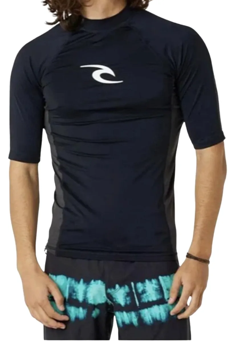 RIP CURL Ανδρικό T-Shirt Θαλάσσης Waves UPF Perf S/S - Μαύρο-16MMRV-BLACK