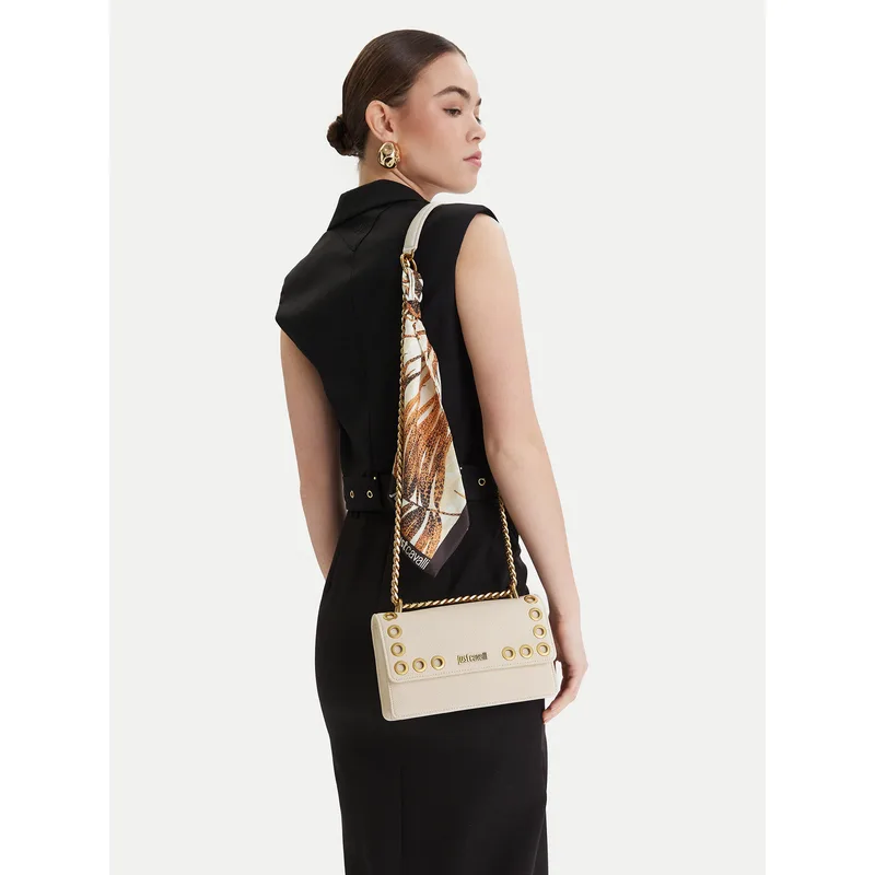 Τσάντα Just Cavalli 80RA4BF4 ZSB81 Εκρού