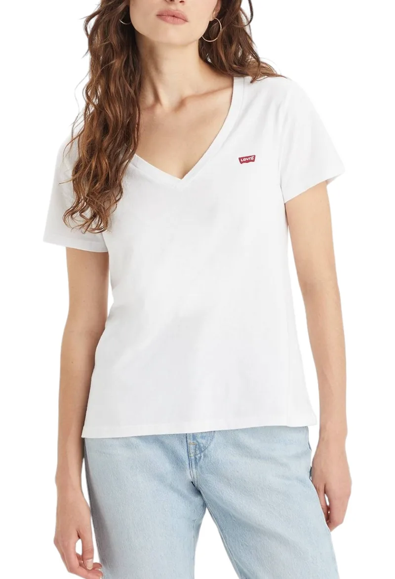 Μπλούζα Κοντομάνικη Levi's Perfect Vneck 853410002-02 Γυναικείο