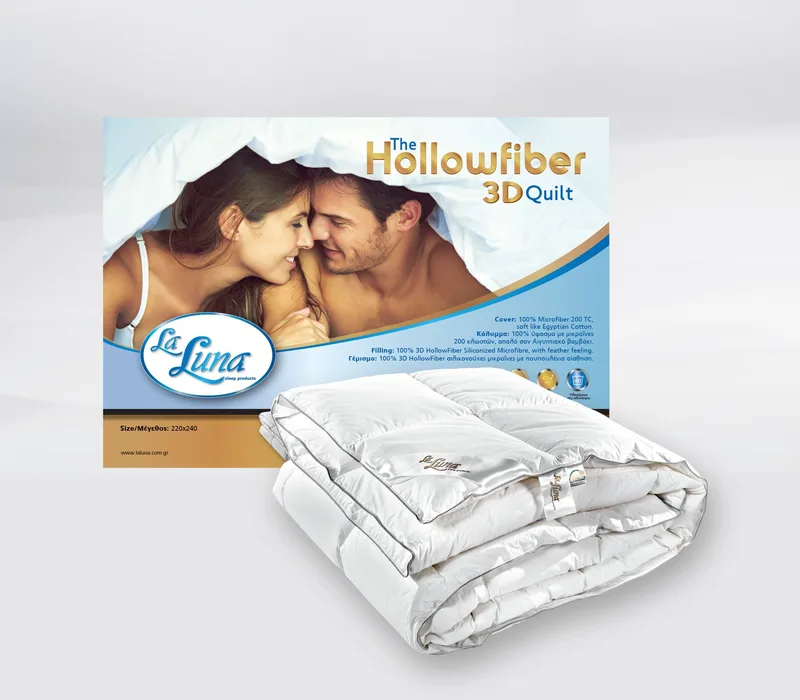 Πάπλωμα King Size La Luna 3D Hollowfiber 240x260