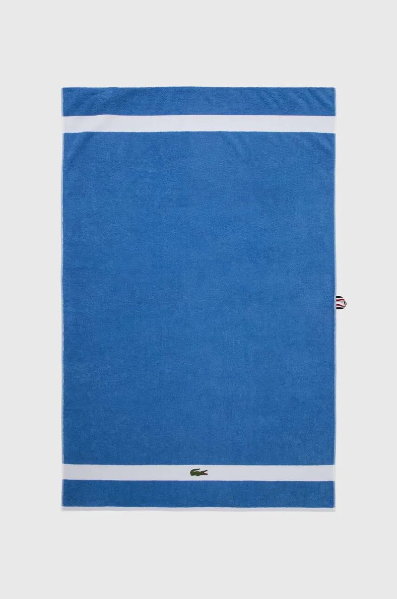 Μεσαία βαμβακερή πετσέτα Lacoste L Casual Aérien 90 x 150 cm