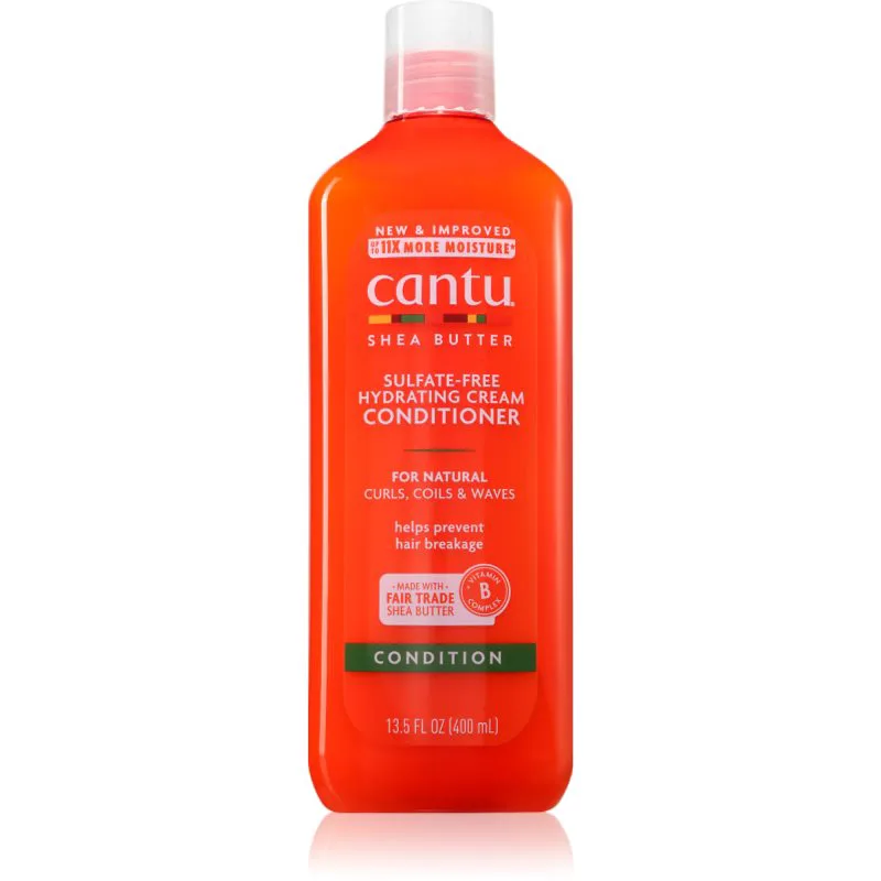CANTU Shea Butter Hydrating Cream Conditioner κρεμώδες μαλακτικό για τα μαλλιά για έντονη ενυδάτωση 400 ml