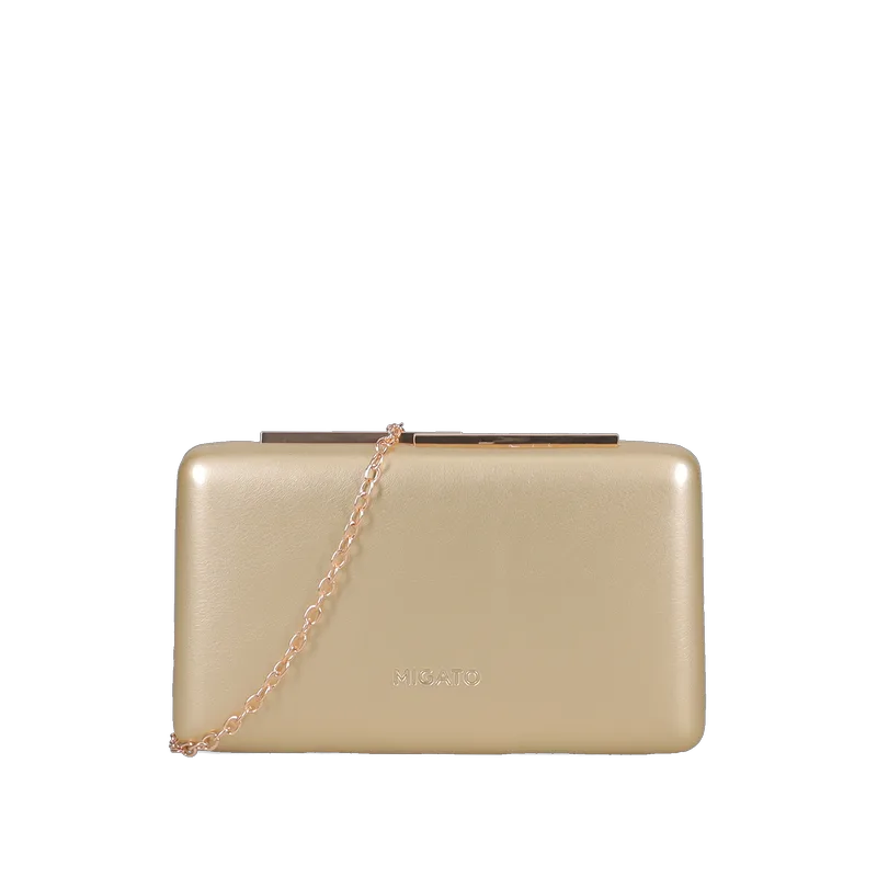 Xρυσό clutch τσαντάκι