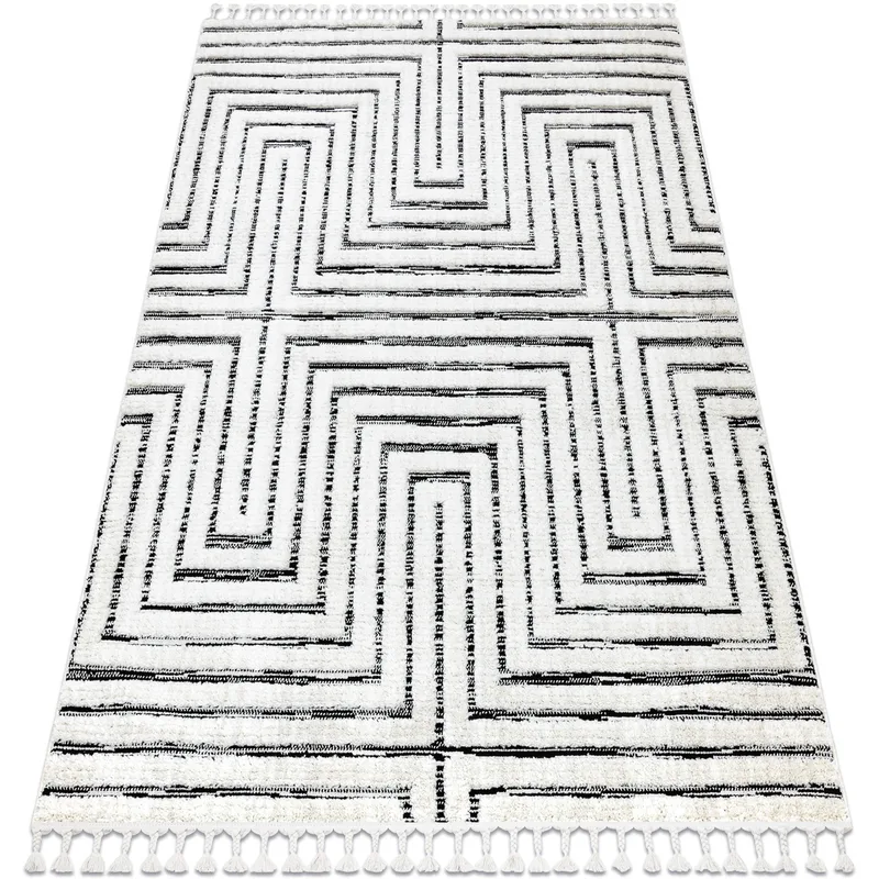 Χαλιά Rugsx Χαλί SEVILLA Z788B λαβύρινθος, ελΠ140x190 cm