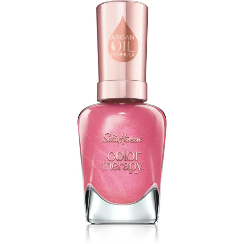 Sally Hansen Color Therapy περιποιητικό βερνίκι νυχιών απόχρωση Lips Tulips 14.7 ml