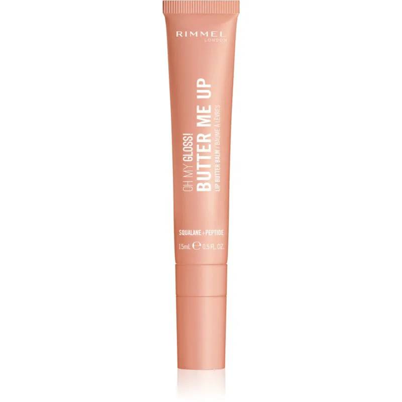Rimmel Oh My Gloss! Butter Me Up ενυδατικό βάλσαμο για τα χείλη απόχρωση 006 Chai 15 ml