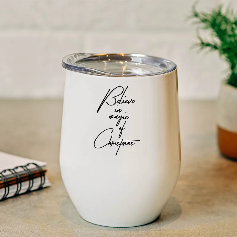 Believe In Xmas - Κούπα Θερμός 355ml - Λευκό