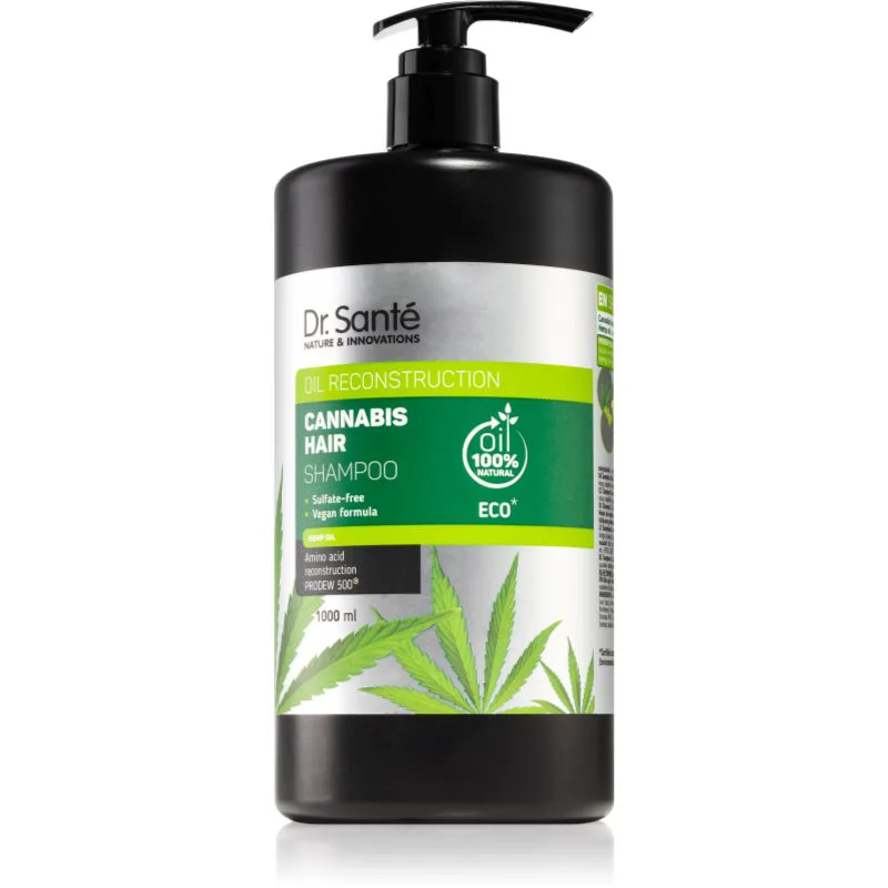 Dr. Santé Cannabis αναγεννητικό σαμπουάν Με λάδι κάνναβης 1000 ml