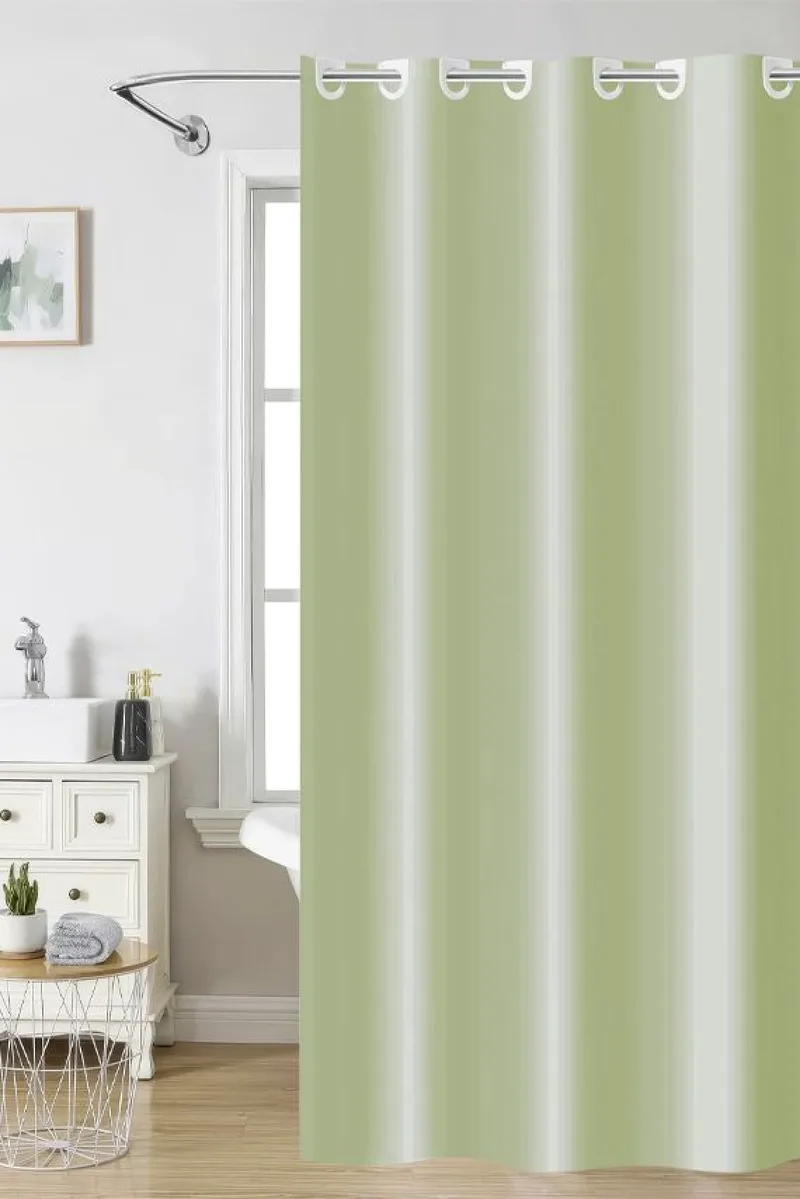 Κουρτινα Μπανιου Light Khaki Nima 200x0x180cm Μονόχρωμο