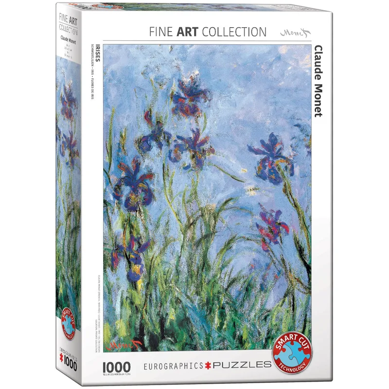 Puzzle 1000τμχ Irises by Claude Monet