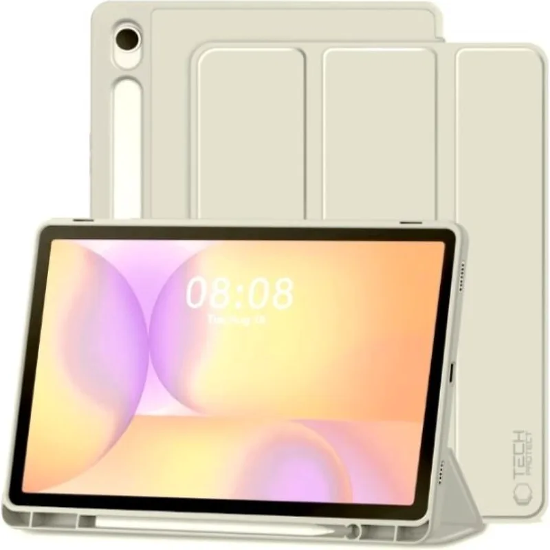 Θήκη Samsung Galaxy Tab S10 Lite 10.9" / S10 FE 10.9" / S9 FE 10.9" / S9 11" Tech-Protect SC Pen Smartcase Flip με Υποδοχή για Γραφίδα - Grey (5906302332731)