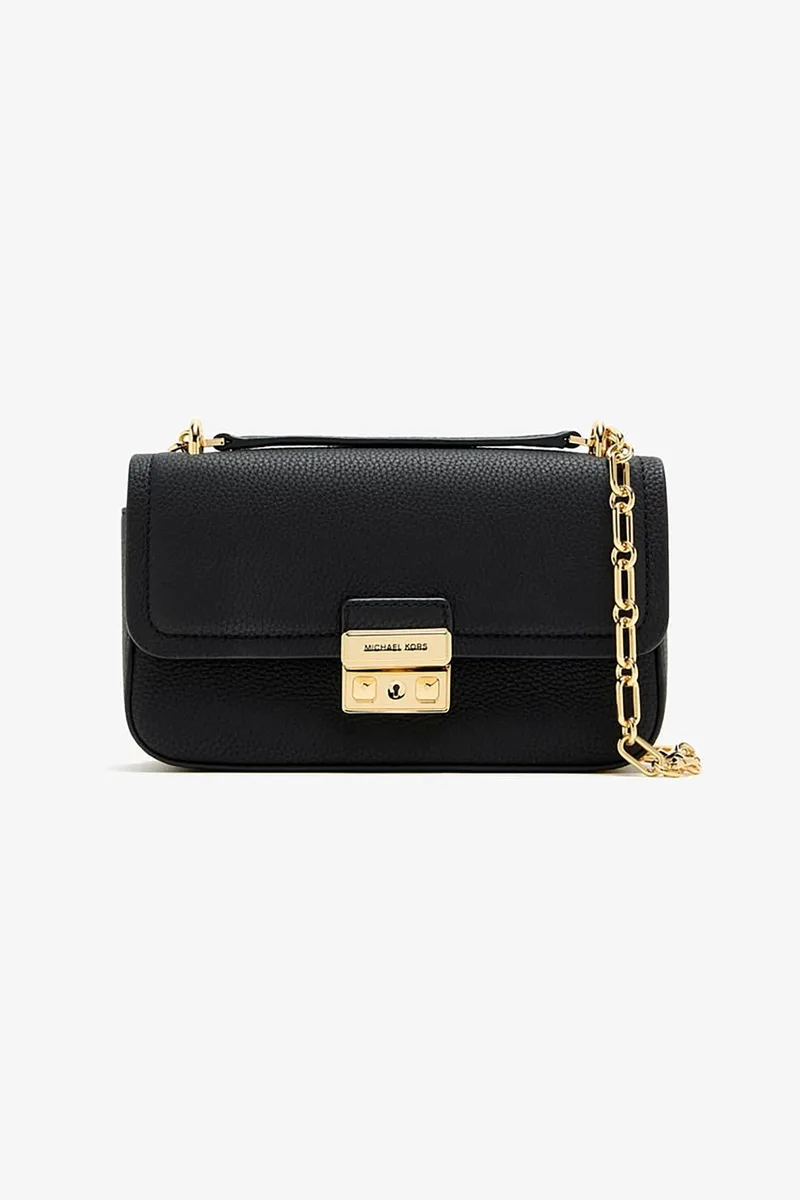 Michael Kors γυναικεία δερμάτινη τσάντα ώμου "Tribeca" - 30R6G2RL5L Μαύρο