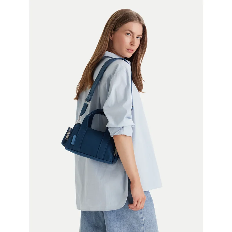 Τσάντα Calvin Klein Webbing Strap Canvas Pocket Bag LV04F3464G Μπλε