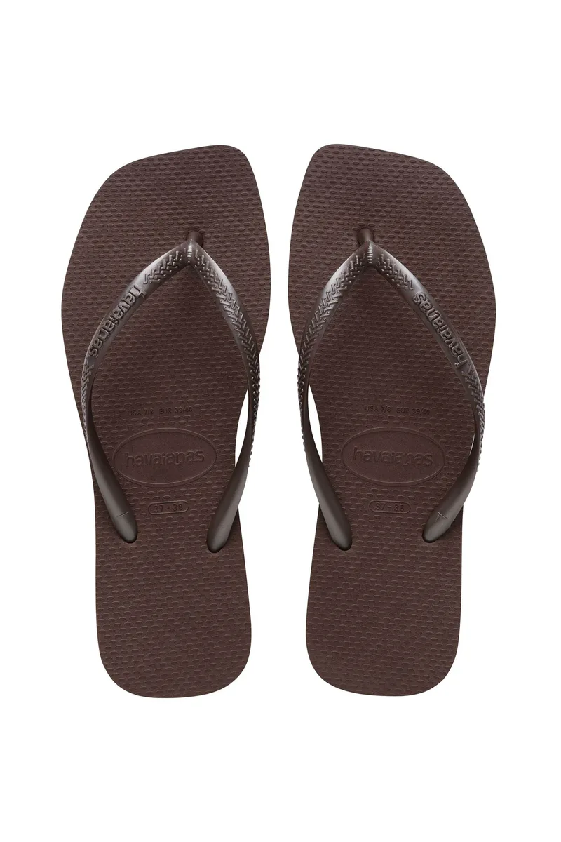 Havaianas γυναικείες σαγιονάρες "Slim Square" - 4148301 Καφέ Σκούρο