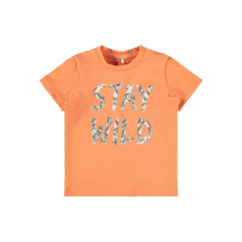 Μπλούζα μπεμπέ αγόρι Name it-13190173-MELON organic cotton