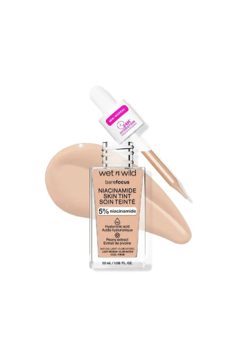 Make Up Serum Bare Focus Niacinamide Skin Tint Natural Light Wet n Wild Μονόχρωμο WET n WILD
