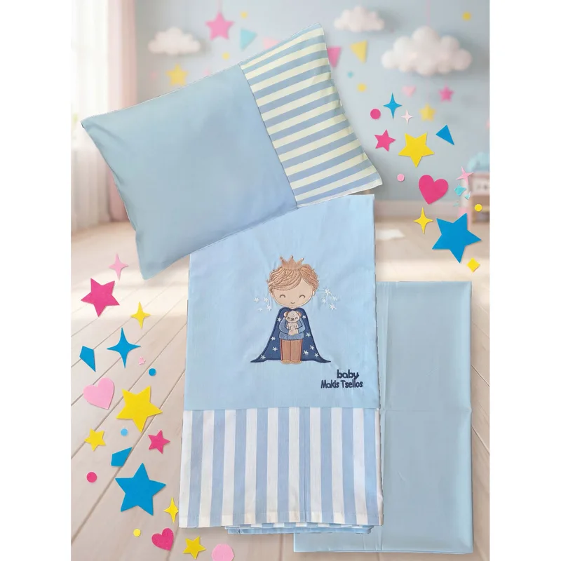 WILLIE ΣΕΤ ΣΕΝΤ. BEBE XΛ. 2*120x170cm 30x40cm 100% COTTON