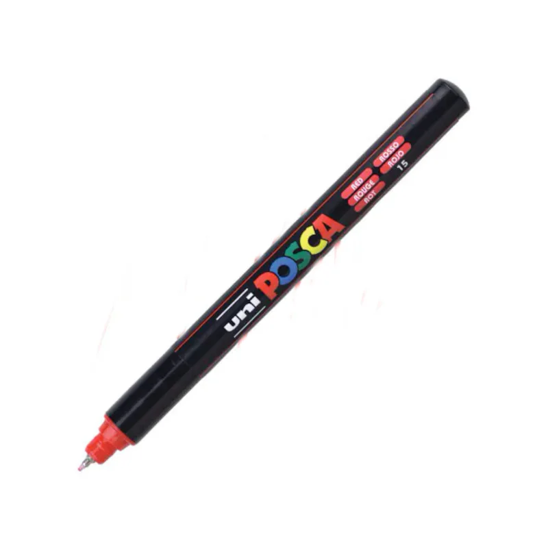 Μαρκαδόρος Posca 0.7mm Extra Fine PC-1MR - Red