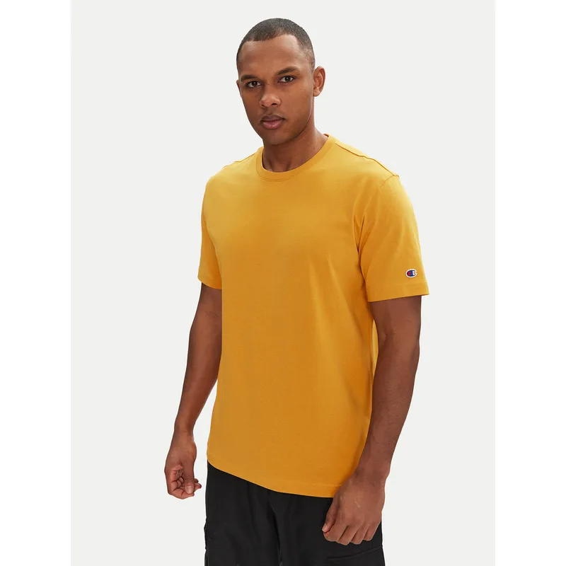 Champion T-Shirt 220761 Κίτρινο Loose Fit