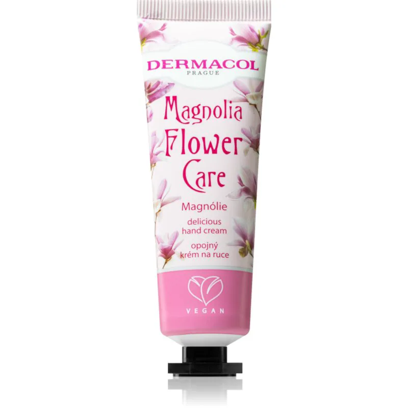 Dermacol Flower Care Magnolia περιποιητική κρέμα για τα χέρια με άρωμα λουλουδιών 30 ml