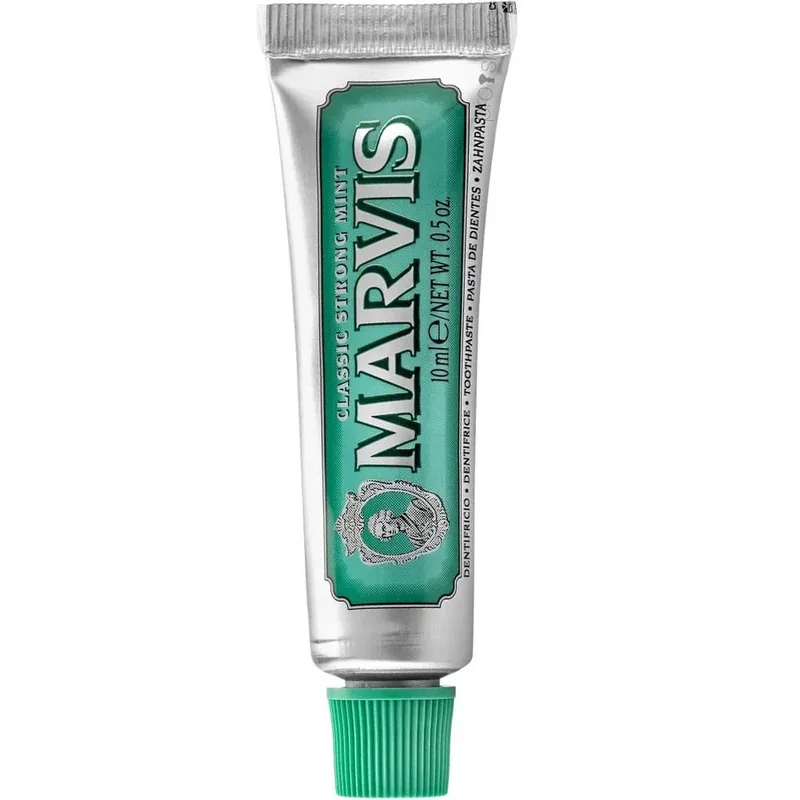 Marvis Classic Strong Mint Toothpaste Οδοντόκρεμα με Κλασσική Γεύση Μέντα 10ml