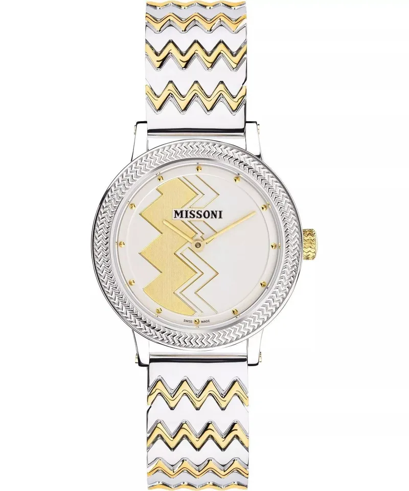 MISSONI M1 Swiss Made - MWNZ00421 Silver case with Stainless Steel Bracelet