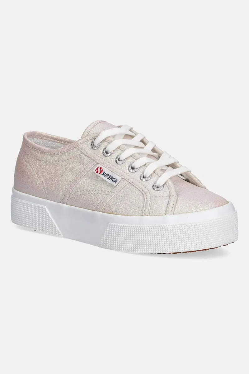 Πάνινα παπούτσια Superga PLATFORM LAME