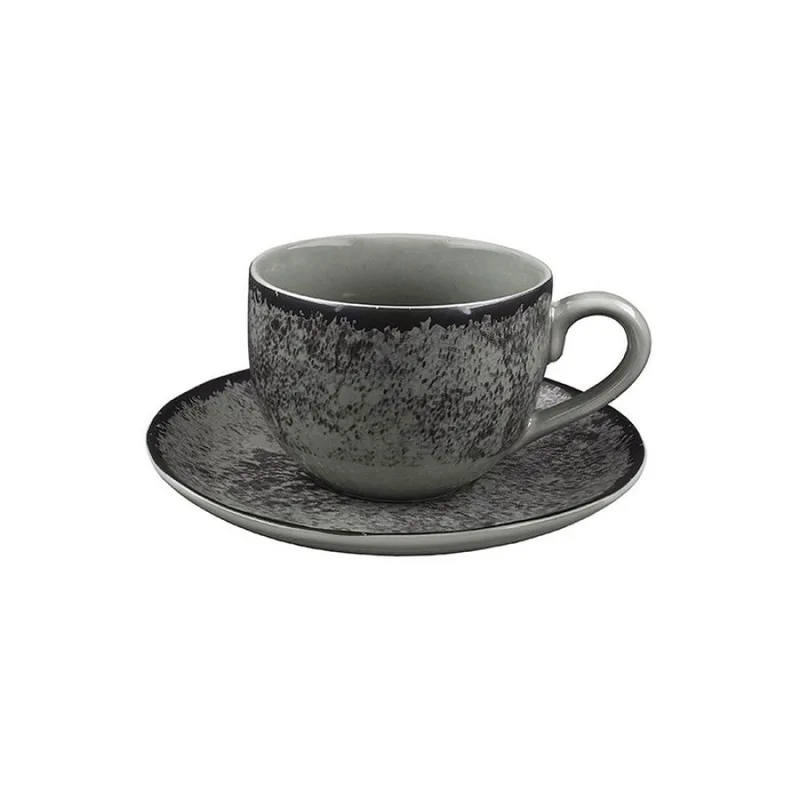 Φλυτζάνια Espresso 90ml (Σετ 6τμχ) Oriana Ferelli Grey 18274-36