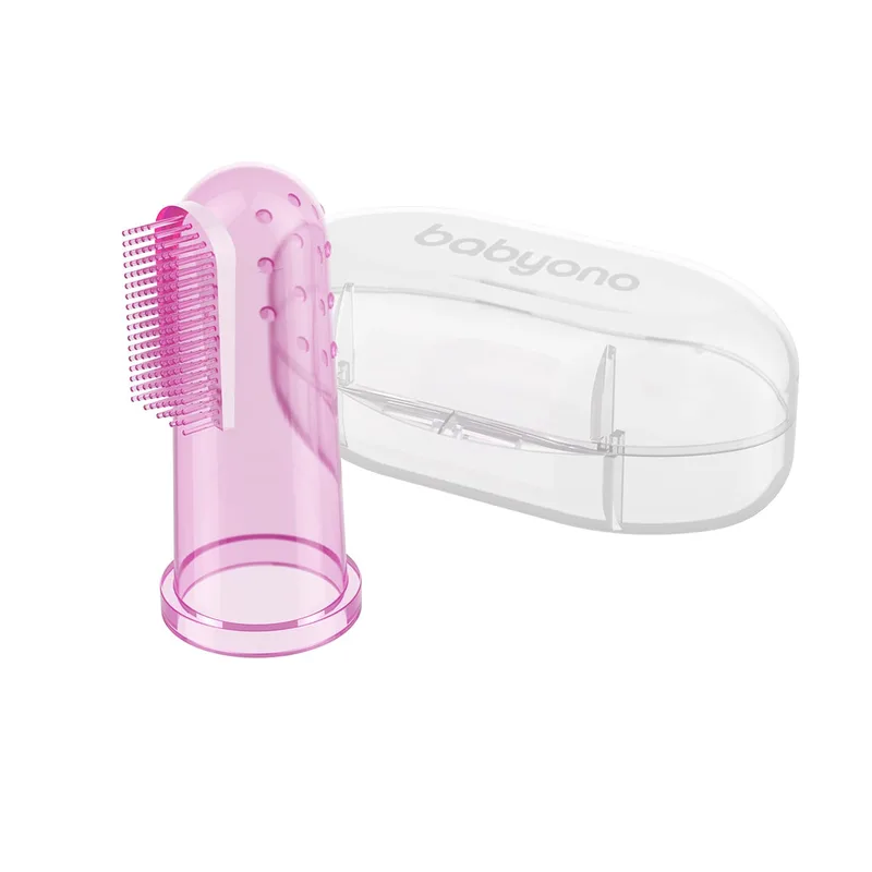 Finger Glove Toothbrush Ροζ