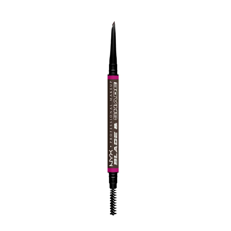 NYX Professional Makeup Blade & Shade eyebrow pencil with brush color ash brown 0.06 g