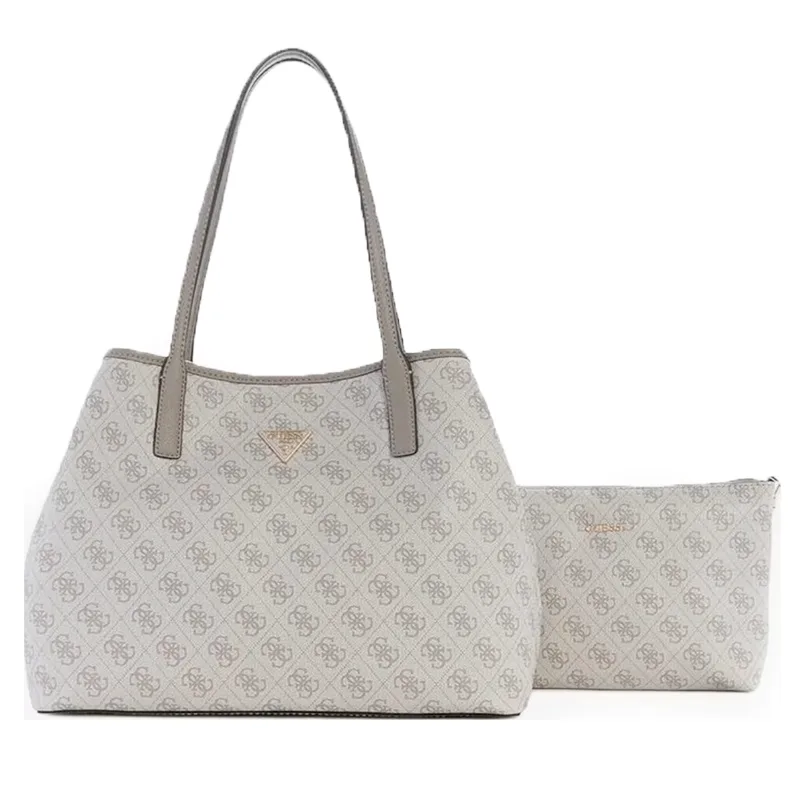 GUESS VICTTORIA 2 IN 1 TOTE ΤΣΑΝΤΑ ΓΥΝΑΙΚΕΙΟ HWESG951428 DARK TAUPE