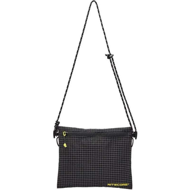 Ανδρικό Τσαντάκι Nitecore NPP01 Outdoor Sacoche Bag Ώμου / Στήθους / Χιαστί Crossbody 1L - Black (6952506496952)