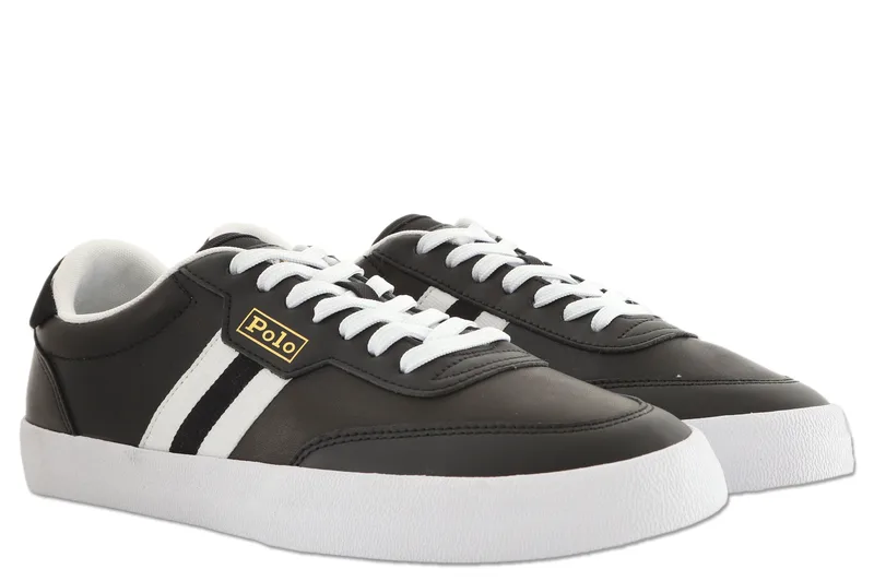 Sneaker Polo Ralph Lauren Court Vlc 816845104001-BLACK-WHITE Ανδρικό