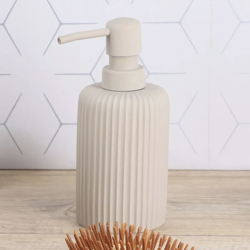 Dispenser Μπάνιου 230ml (Φ7x17) T-D 62103165 Taupe