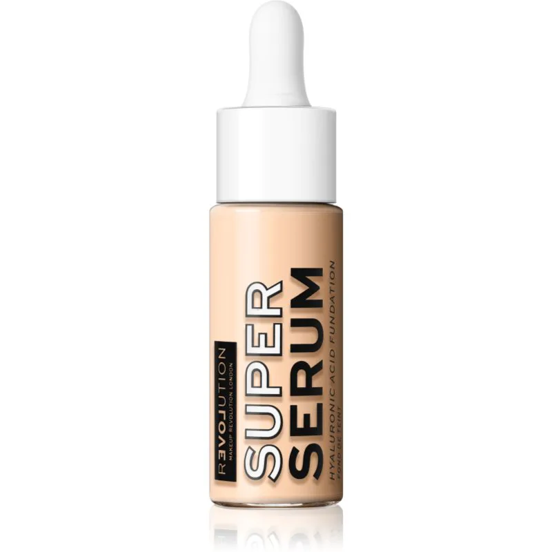 Revolution Relove Super Serum ελαφρύ μεικ απ με υαλουρονικό οξύ απόχρωση F1 25 ml