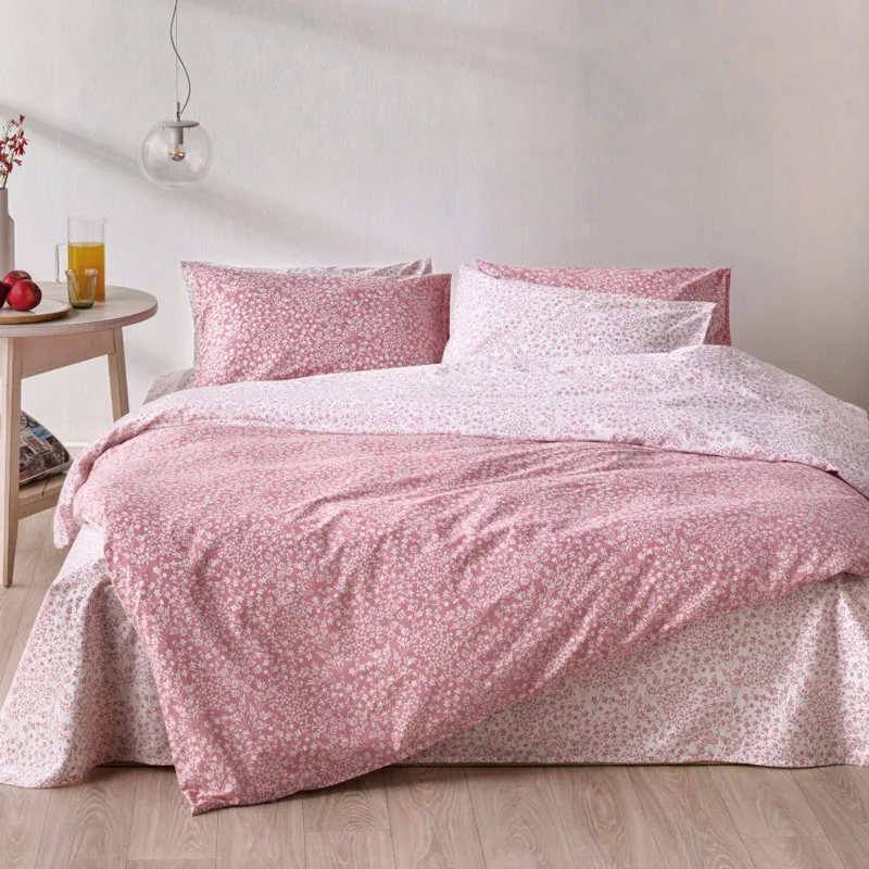 Σεντόνια King Size Σετ Kentia Dalida 20 Dusty Ροζ