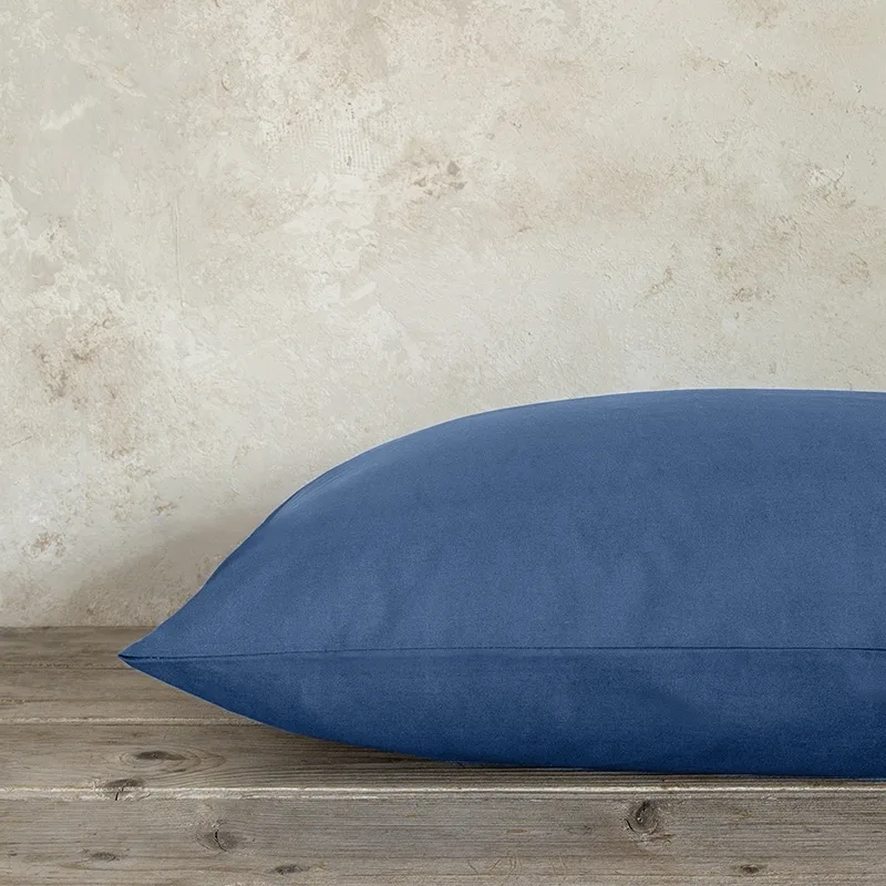Μαξιλαροθήκες Ζεύγος 52X72 Nima Unicolors Unicolors Dark Denim (52x72)