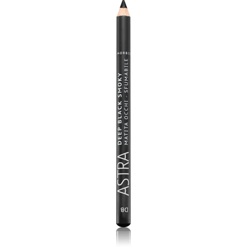 Astra Make-up Deep Black Smoky λάινερ μολύβι για τα μάτια για smoky μεικ-απ απόχρωση Black 1,1 γρ