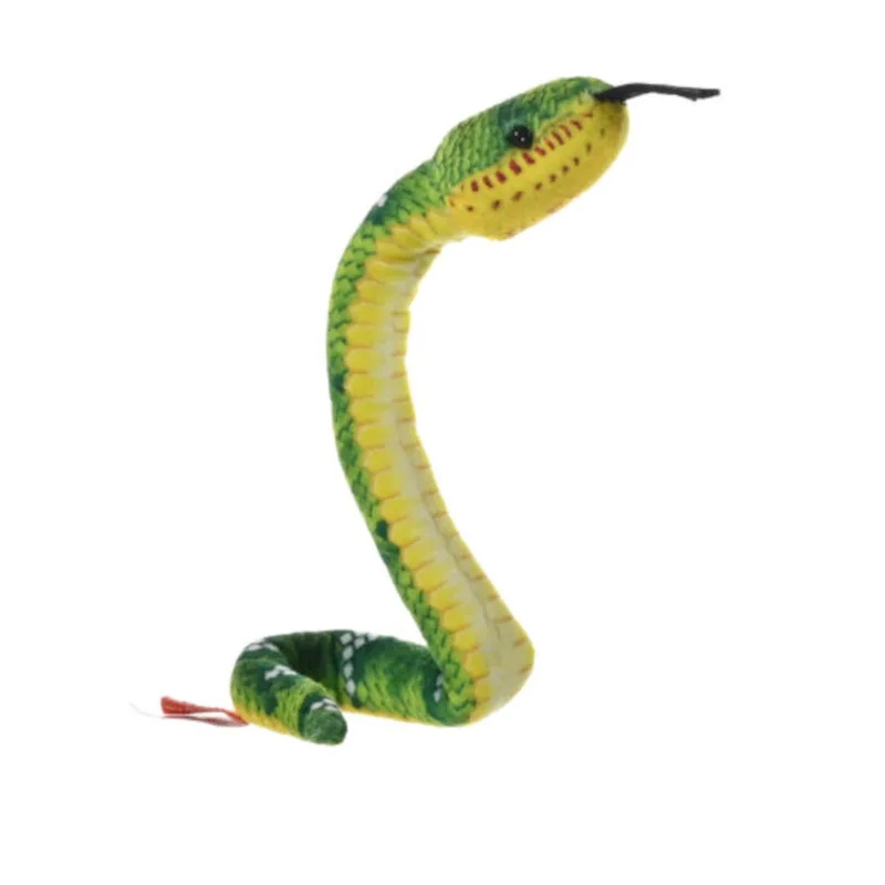 Λούτρινο Wild Republic Snake Emerald Tree Boa Coilkins Σμαραγδένιος Δενδρόβιος Βόας 30cm