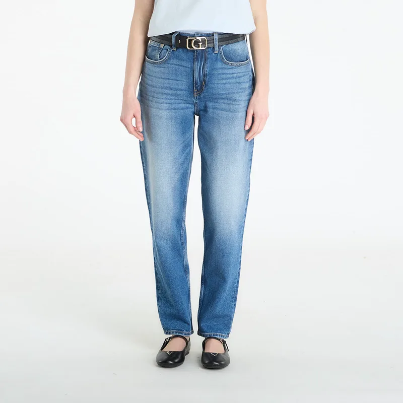 Τζιν GUESS New Mom Jeans Blush Breeze Wash W30