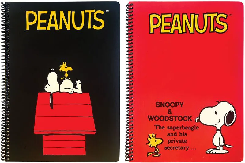 Peanuts Red-Black Τετράδιο A4 Σπιράλ 2 Θεμάτων-2 Σχέδια (365-11440)