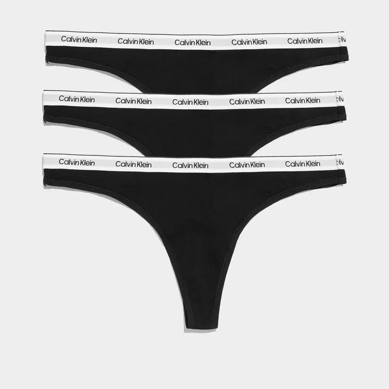 Calvin Klein Thong 3-Pack Γυναικείο Εσώρουχο (9000182774_3625)