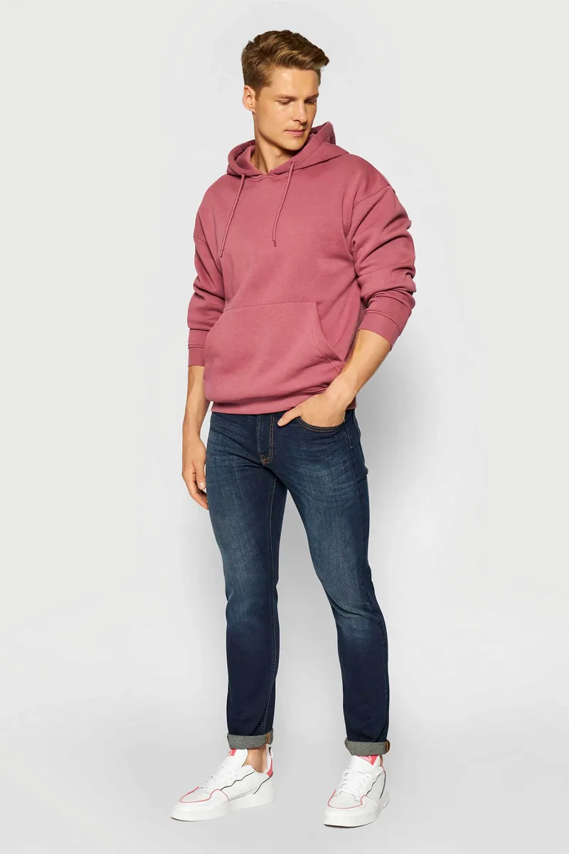 Lee® ανδρικό τζιν παντελόνι "Luke" Slim Fit - 112118984 Μπλε Σκούρο
