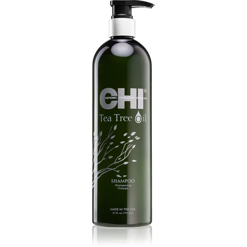 CHI Tea Tree Oil Shampoo σαμπουάν για λιπαρά μαλλιά και το δέρμα της κεφαλής 739 ml