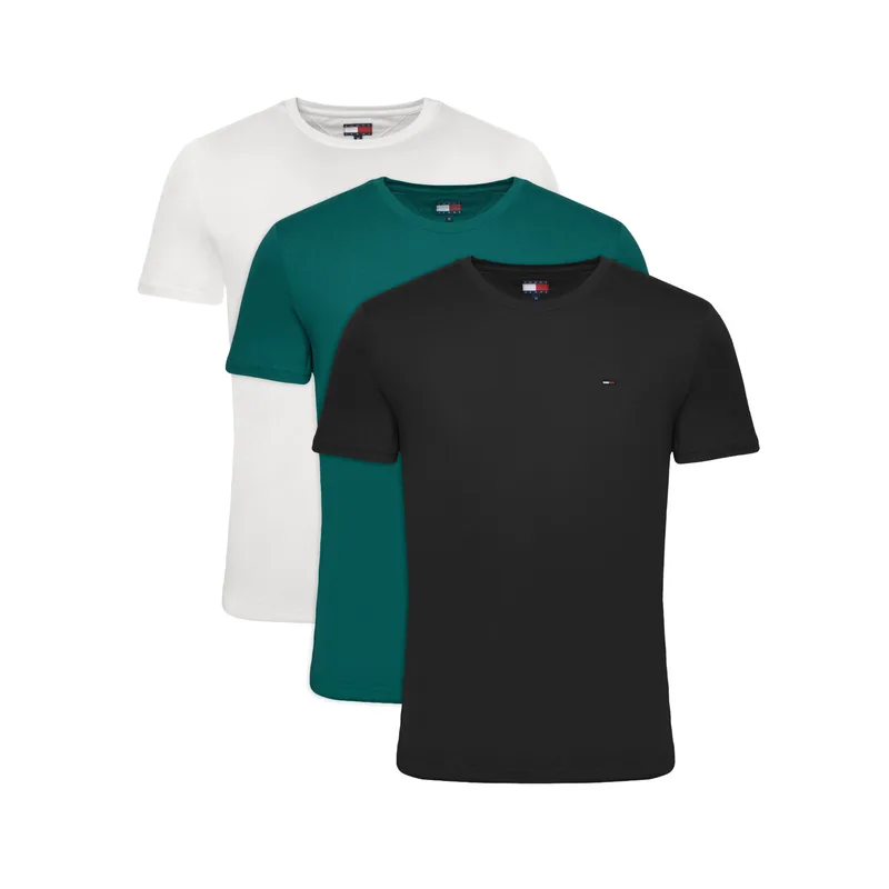 Tommy Jeans Σετ t-shirts DM0DM21579 Έγχρωμο Slim Fit