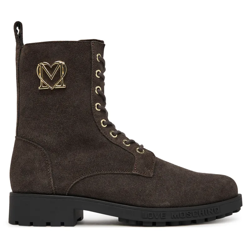 Μποτίνια LOVE MOSCHINO JA24254G0NIG0313 Καφέ