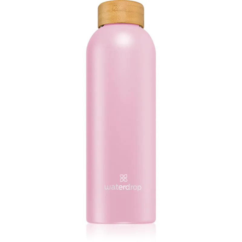 Waterdrop Thermo Steel μπουκάλι νερού από ανοξείδωτο ατσάλι χρώμα Pastel Ροζ Matt 600 ml