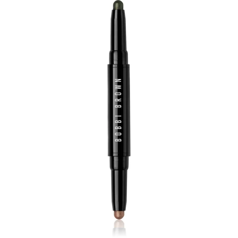 Bobbi Brown Long-Wear Dual-Ended Cream Shadow Stick σκιές ματιών σε μολύβι διπλό απόχρωση Café / Gilded Green 1.6 γρ